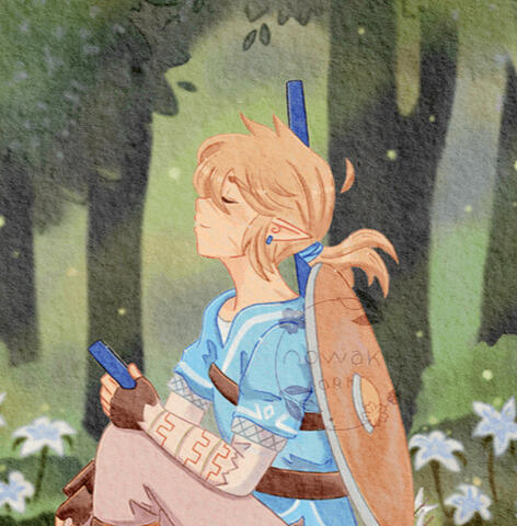 Postal card - Calm forest